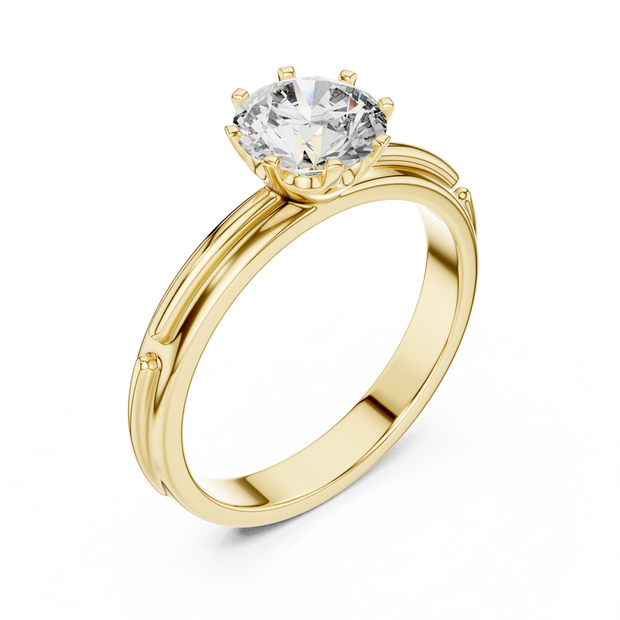 Aurelia 6.5 mm Diamond Ring
