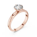 Celeste 6.5 mm Diamond Solitaire Ring
