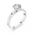 Celeste 6.5 mm Diamond Solitaire Ring