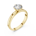 Celeste 6.5 mm Diamond Solitaire Ring