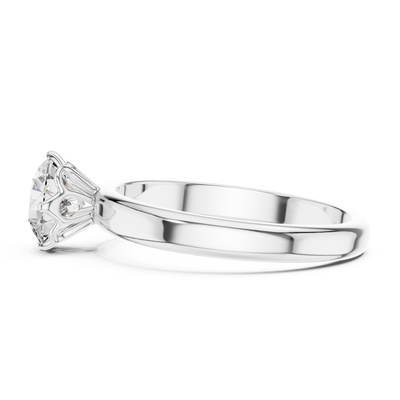 Celeste 6.5 mm Diamond Solitaire Ring