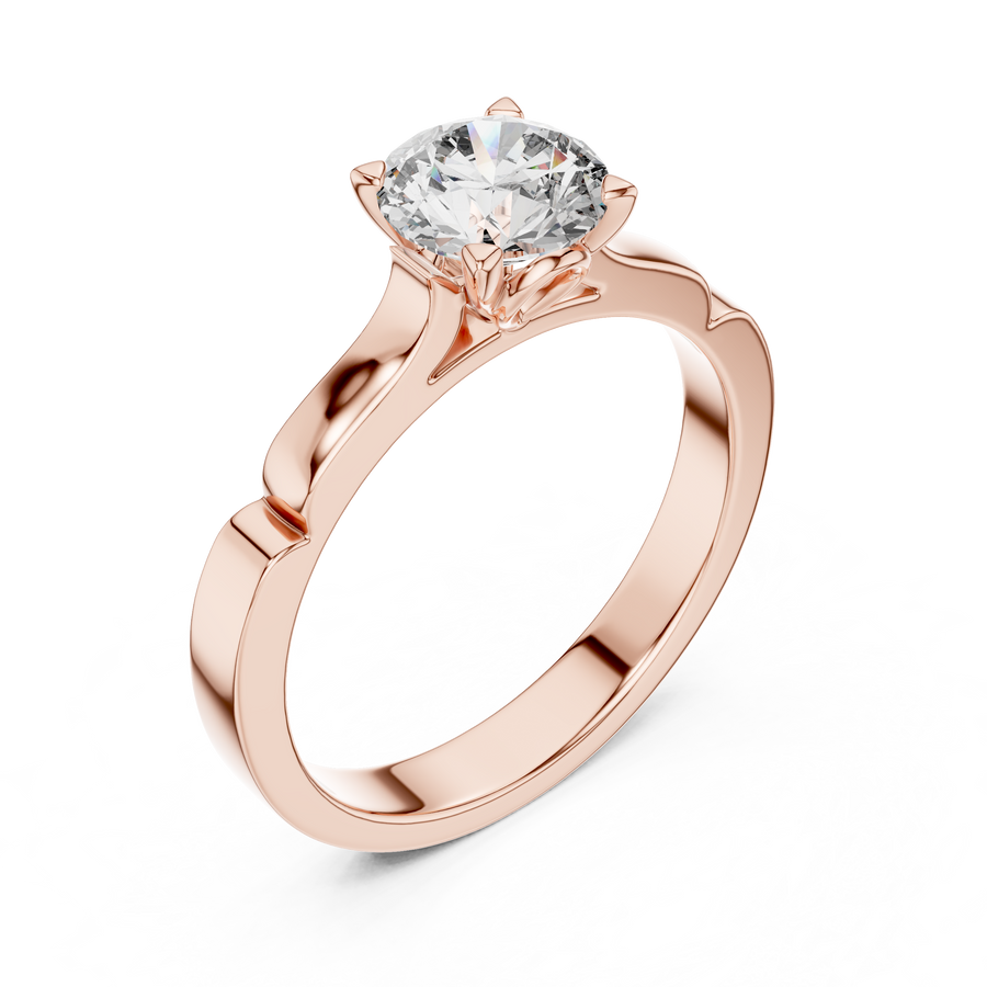 Isadora 6.5 mm Diamond Ring