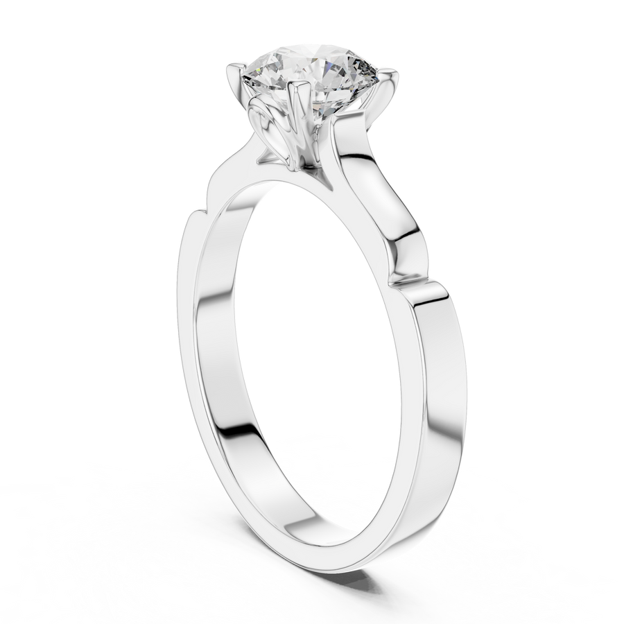 Isadora 6.5 mm Diamond Ring