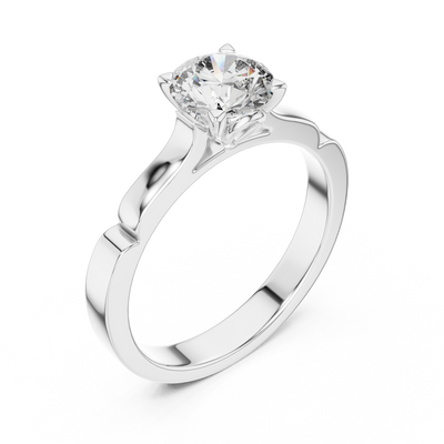 Isadora 6.5 mm Diamond Ring