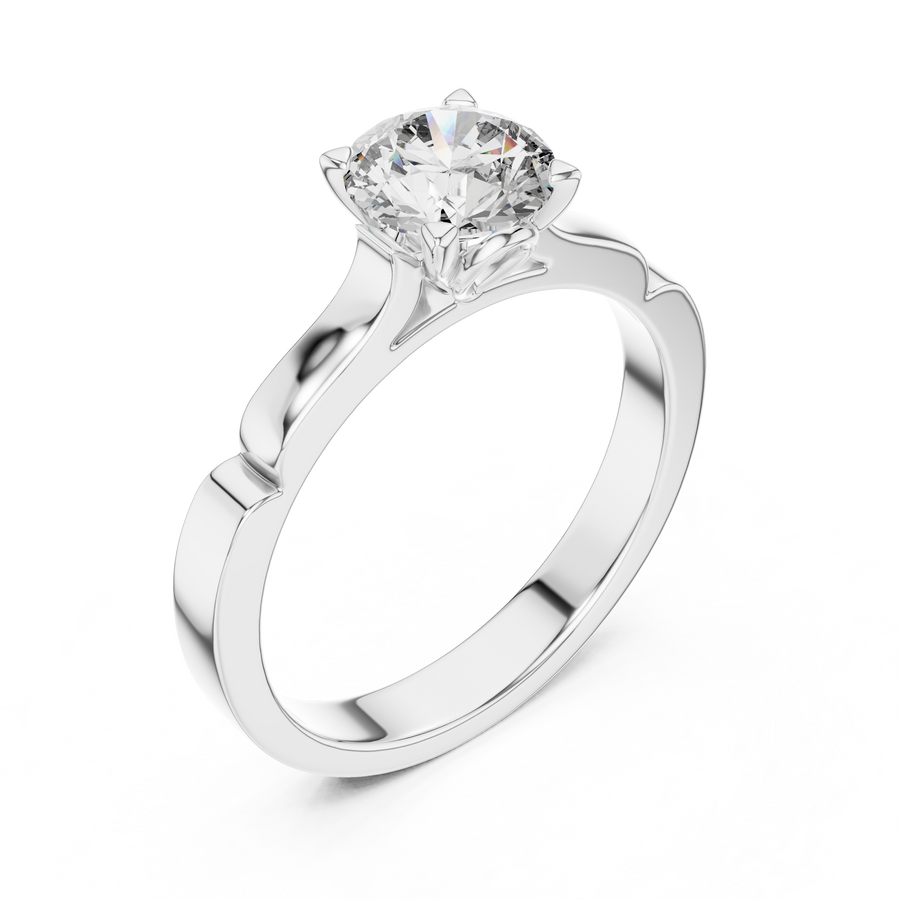 Isadora 6.5 mm Diamond Ring