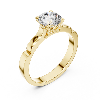 Isadora 6.5 mm Diamond Ring