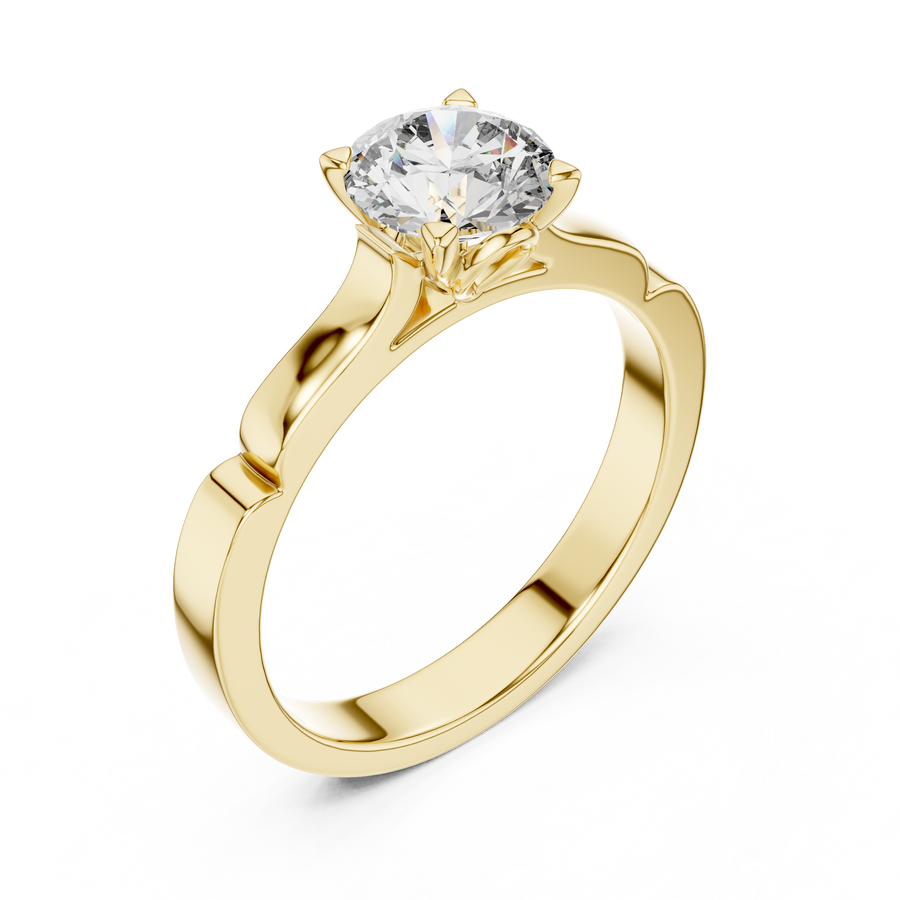 Isadora 6.5 mm Diamond Ring