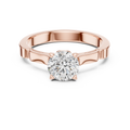 Isadora 6.5 mm Diamond Ring