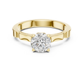 Isadora 6.5 mm Diamond Ring
