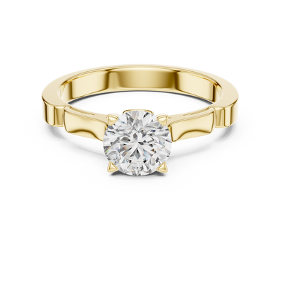 Isadora 6.5 mm Diamond Ring