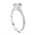 Evelune 6.5 mm Diamond Ring