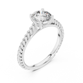 Evelune 6.5 mm Diamond Ring