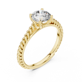 Evelune 6.5 mm Diamond Ring