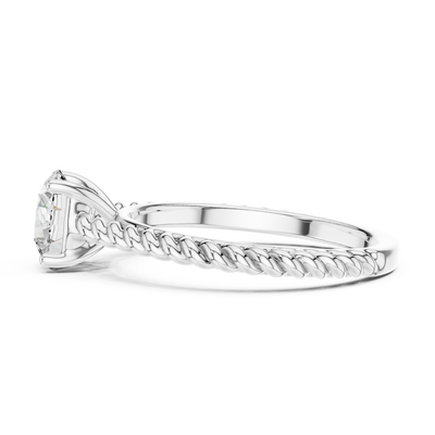 Evelune 6.5 mm Diamond Ring