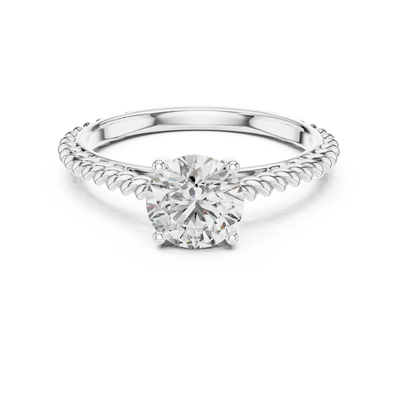 Evelune 6.5 mm Diamond Ring