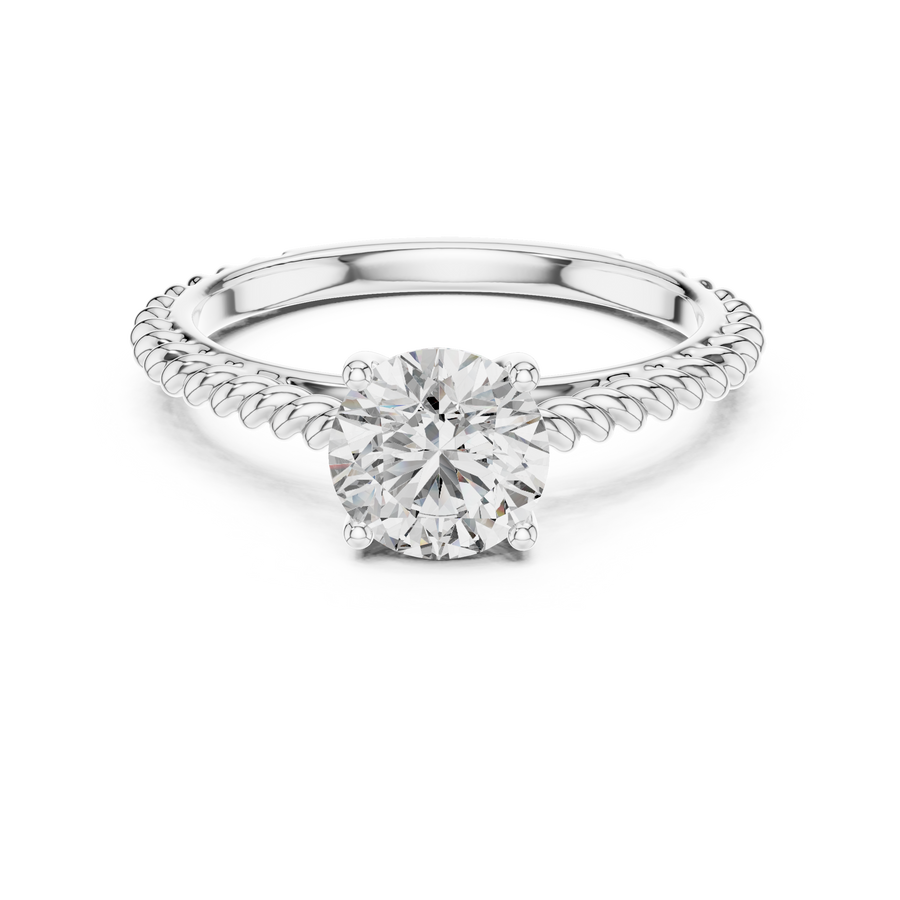 Evelune 6.5 mm Diamond Ring