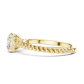 Evelune 6.5 mm Diamond Ring