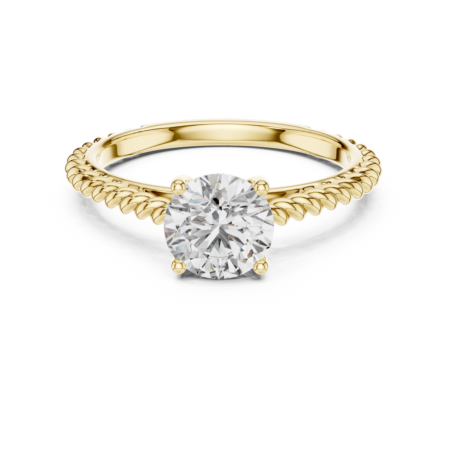 Evelune 6.5 mm Diamond Ring