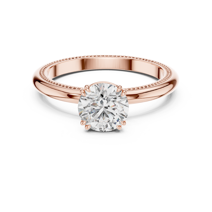Evelune 6.5 mm Diamond Ring