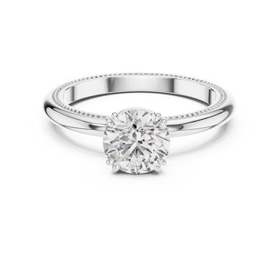 Evelune 6.5 mm Diamond Ring