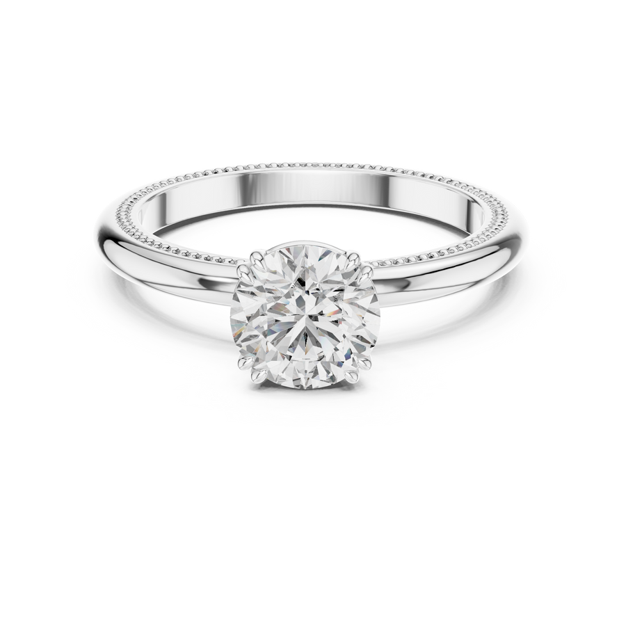 Evelune 6.5 mm Diamond Ring