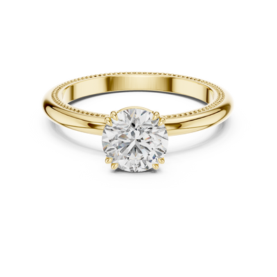 Evelune 6.5 mm Diamond Ring