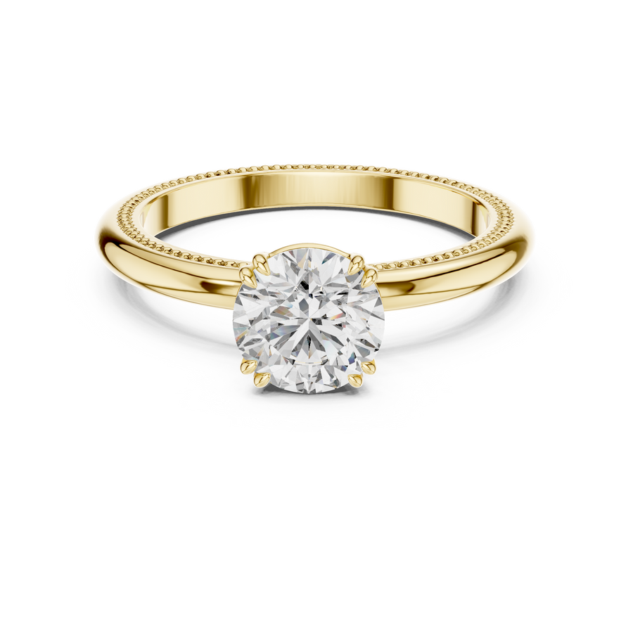 Evelune 6.5 mm Diamond Ring