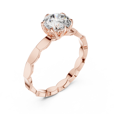 Marcelline 6.5 mm Diamond Ring