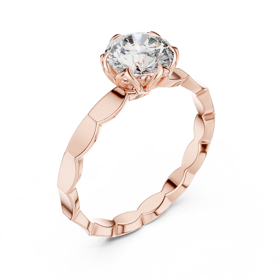 Marcelline 6.5 mm Diamond Ring