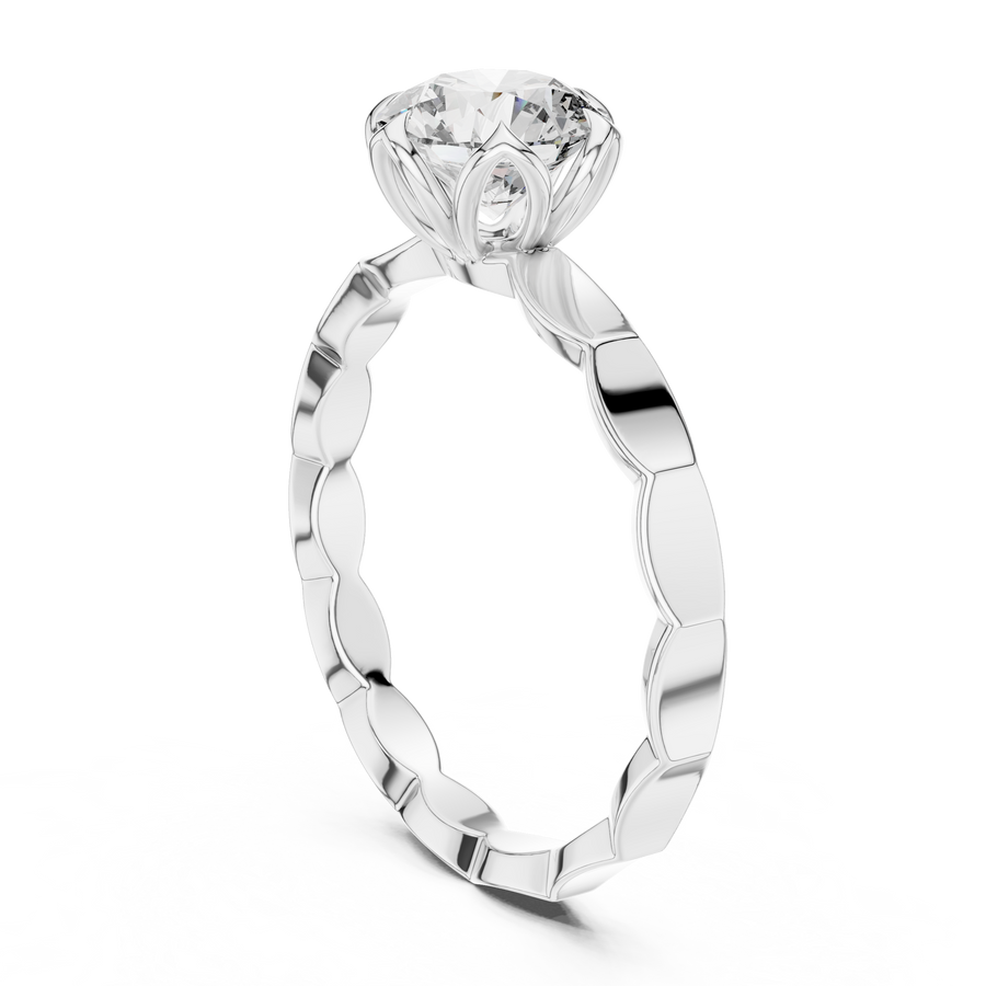 Marcelline 6.5 mm Diamond Ring
