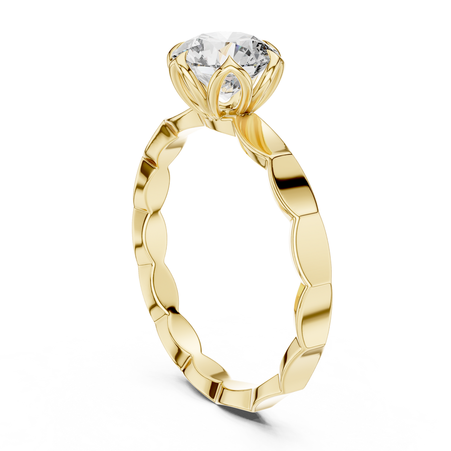 Marcelline 6.5 mm Diamond Ring