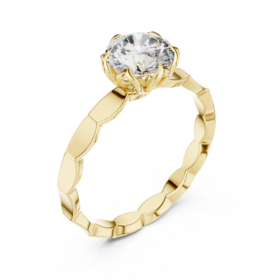 Marcelline 6.5 mm Diamond Ring