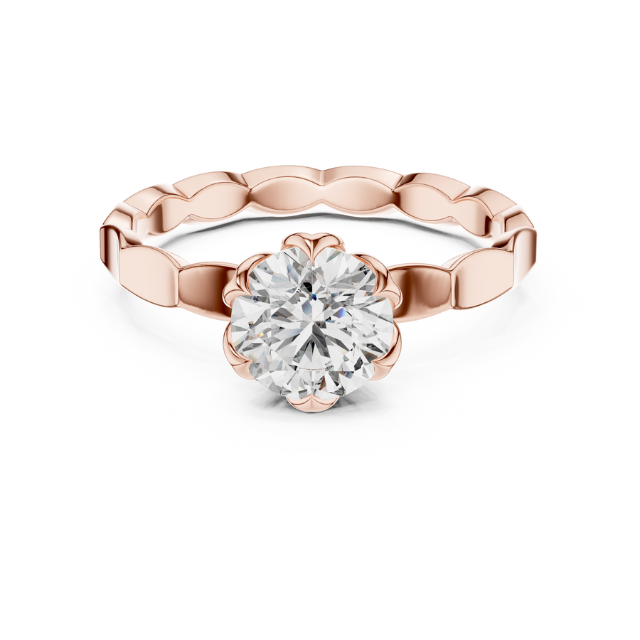 Marcelline 6.5 mm Diamond Ring