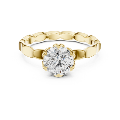 Marcelline 6.5 mm Diamond Ring