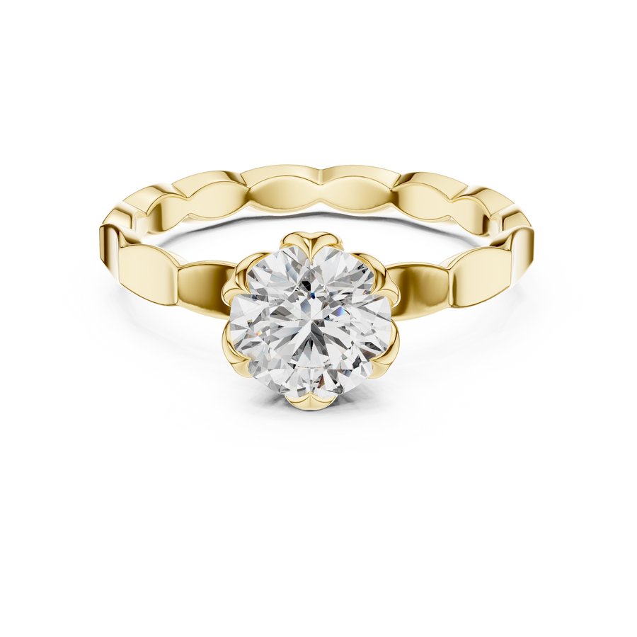 Marcelline 6.5 mm Diamond Ring