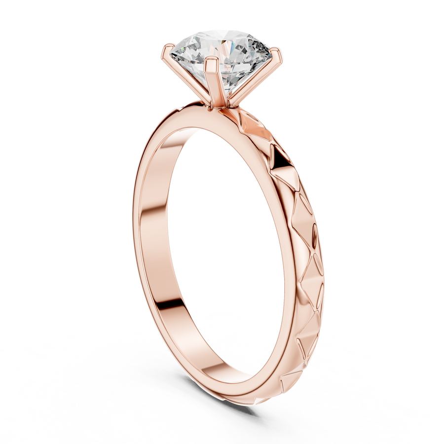 Serenelle 6.5 mm Diamond Ring