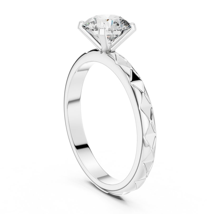 Serenelle 6.5 mm Diamond Ring