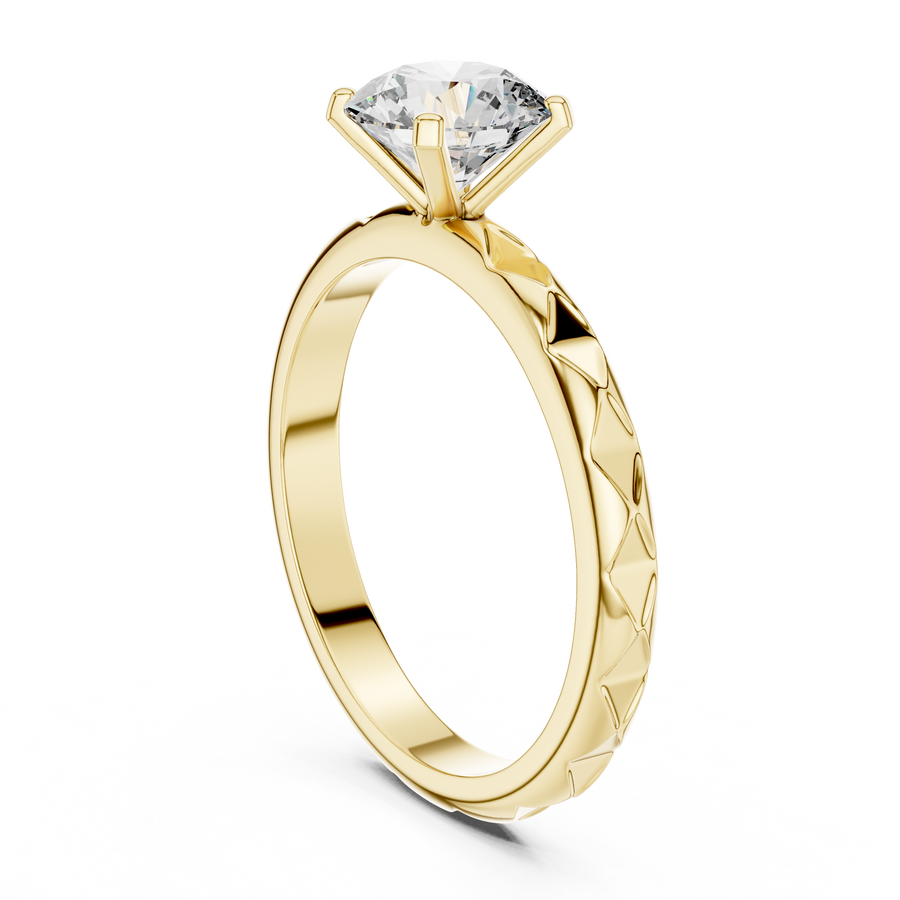 Serenelle 6.5 mm Diamond Ring
