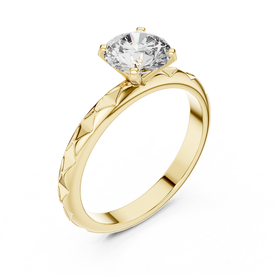 Serenelle 6.5 mm Diamond Ring