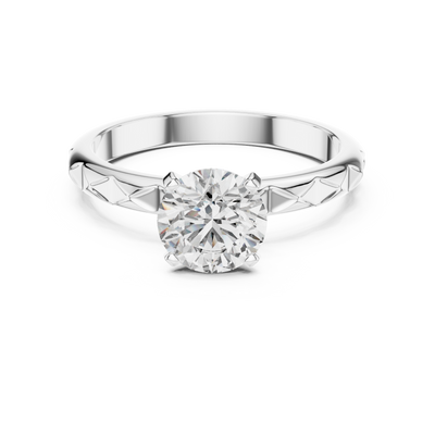 Serenelle 6.5 mm Diamond Ring