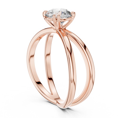 Vivienne 6.5 mm Diamond Ring