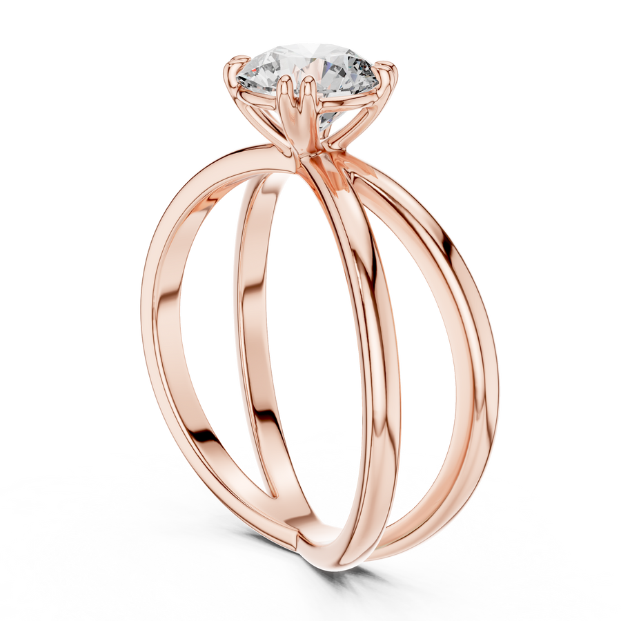 Vivienne 6.5 mm Diamond Ring