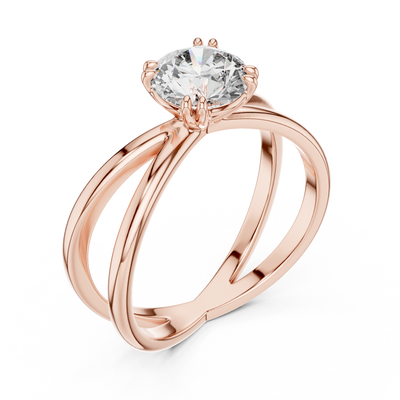 Vivienne 6.5 mm Diamond Ring