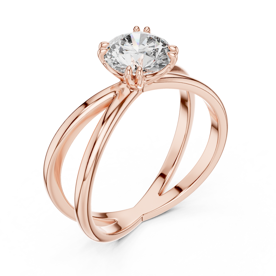 Vivienne 6.5 mm Diamond Ring
