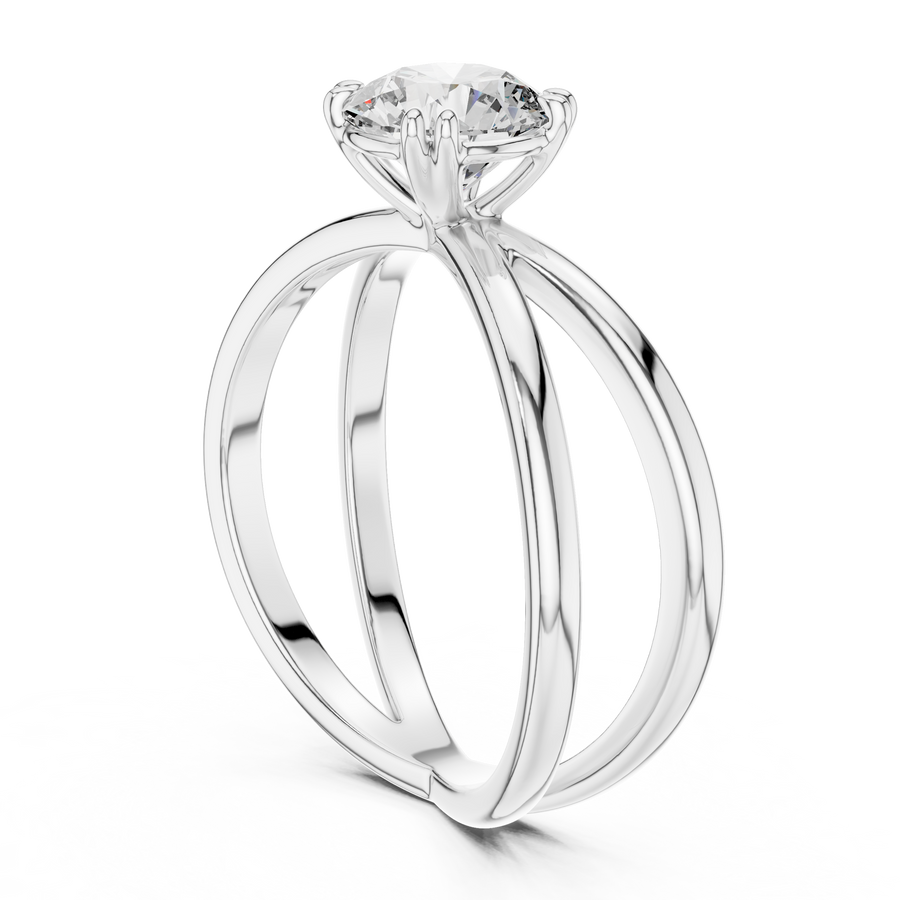 Vivienne 6.5 mm Diamond Ring