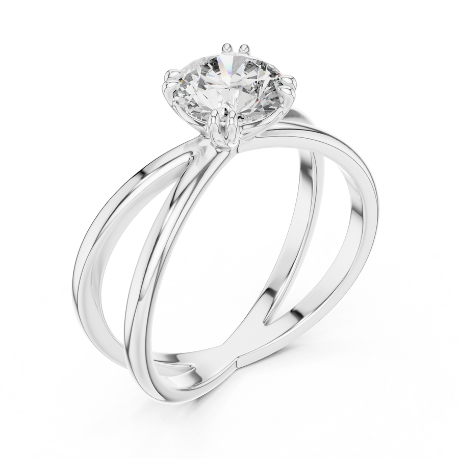 Vivienne 6.5 mm Diamond Ring