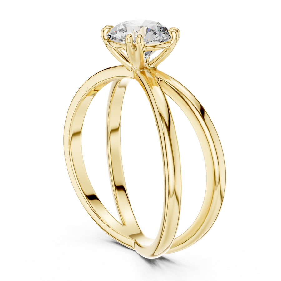 Vivienne 6.5 mm Diamond Ring