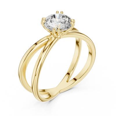 Vivienne 6.5 mm Diamond Ring