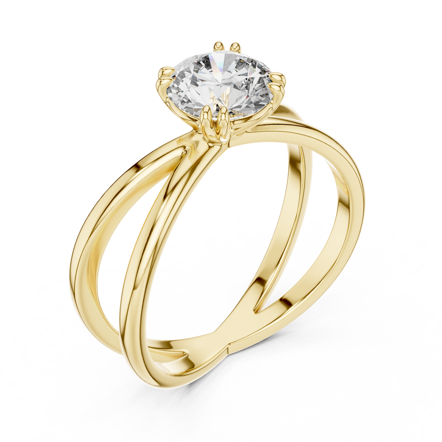 Vivienne 6.5 mm Diamond Ring