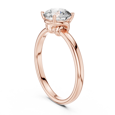 Lysandra 6.5 mm Diamond Ring